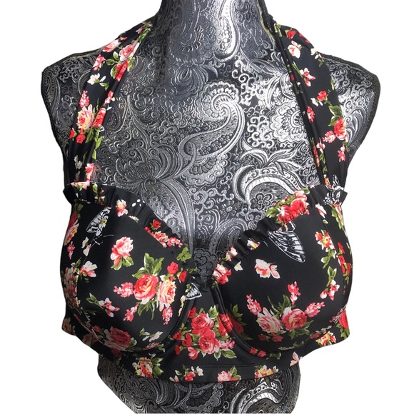 Midnight Hour Other - Midnight hour swim halter bikini top 2X